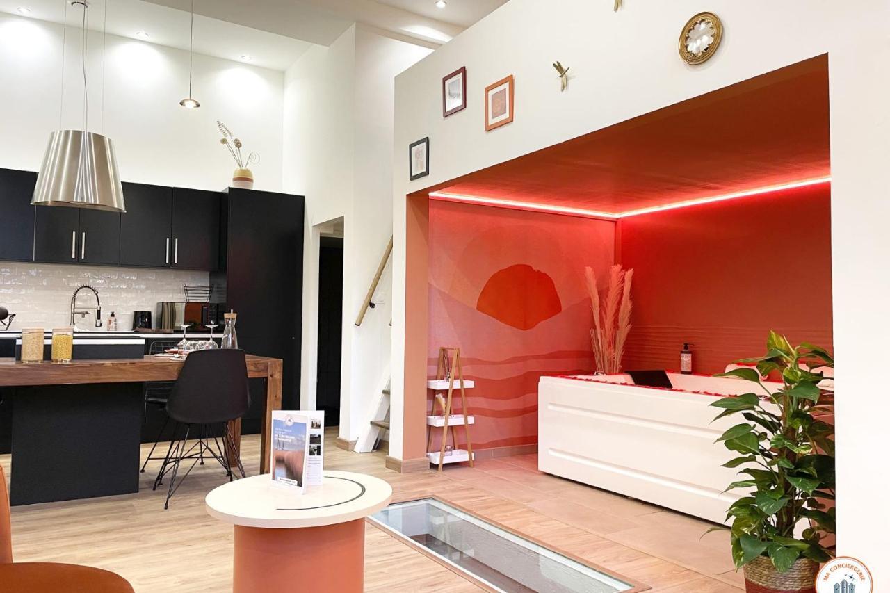 L'Orient-Express - Jacuzzi Spa - Parking - Loft Le Havre Bagian luar foto