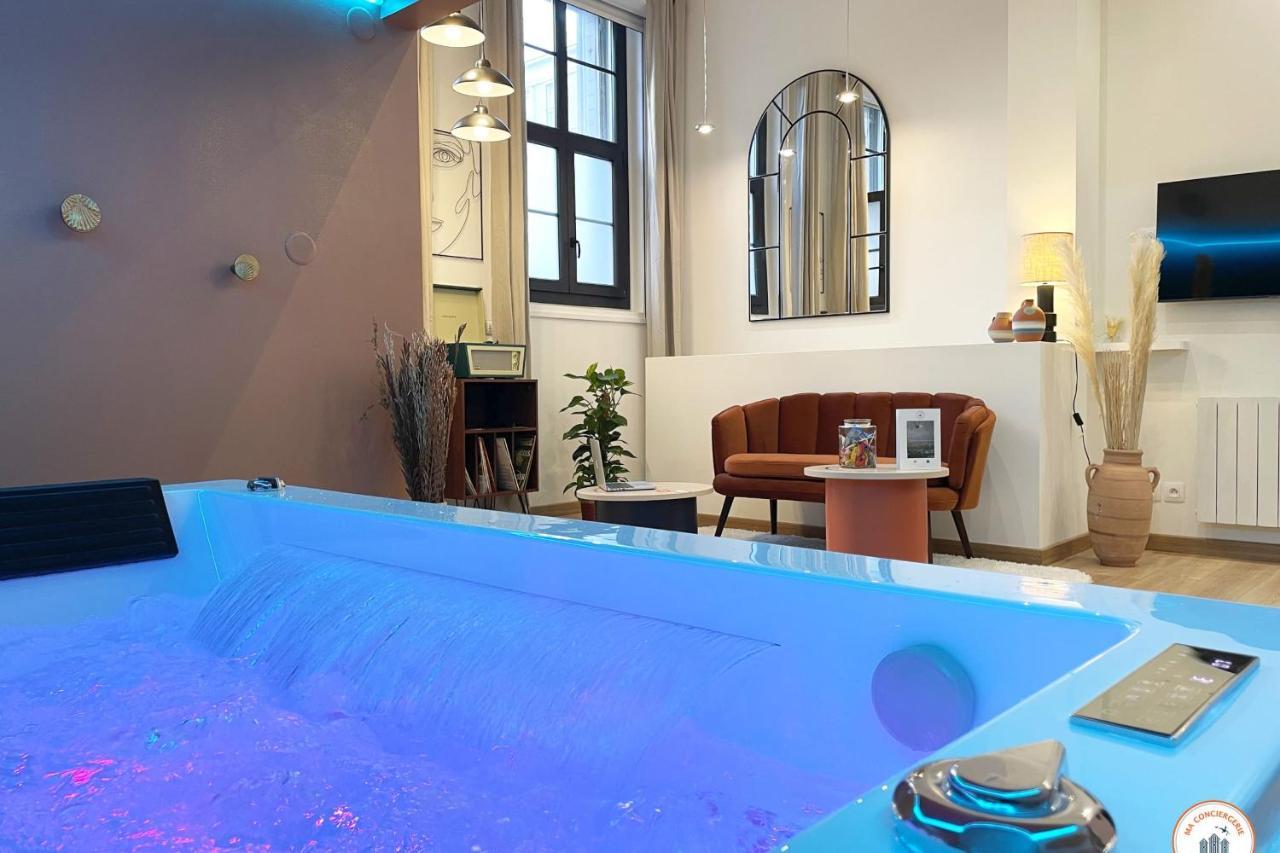 L'Orient-Express - Jacuzzi Spa - Parking - Loft Le Havre Bagian luar foto