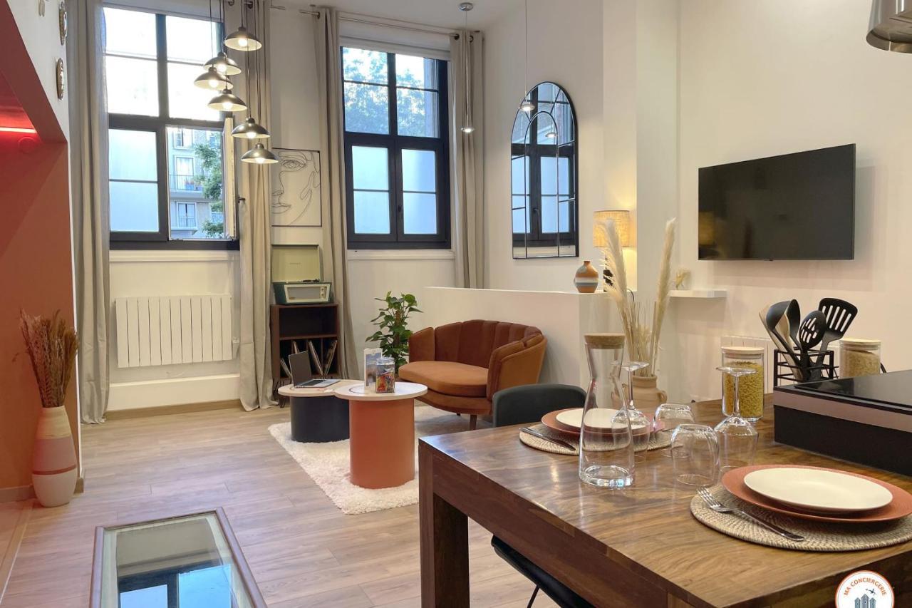 L'Orient-Express - Jacuzzi Spa - Parking - Loft Le Havre Bagian luar foto