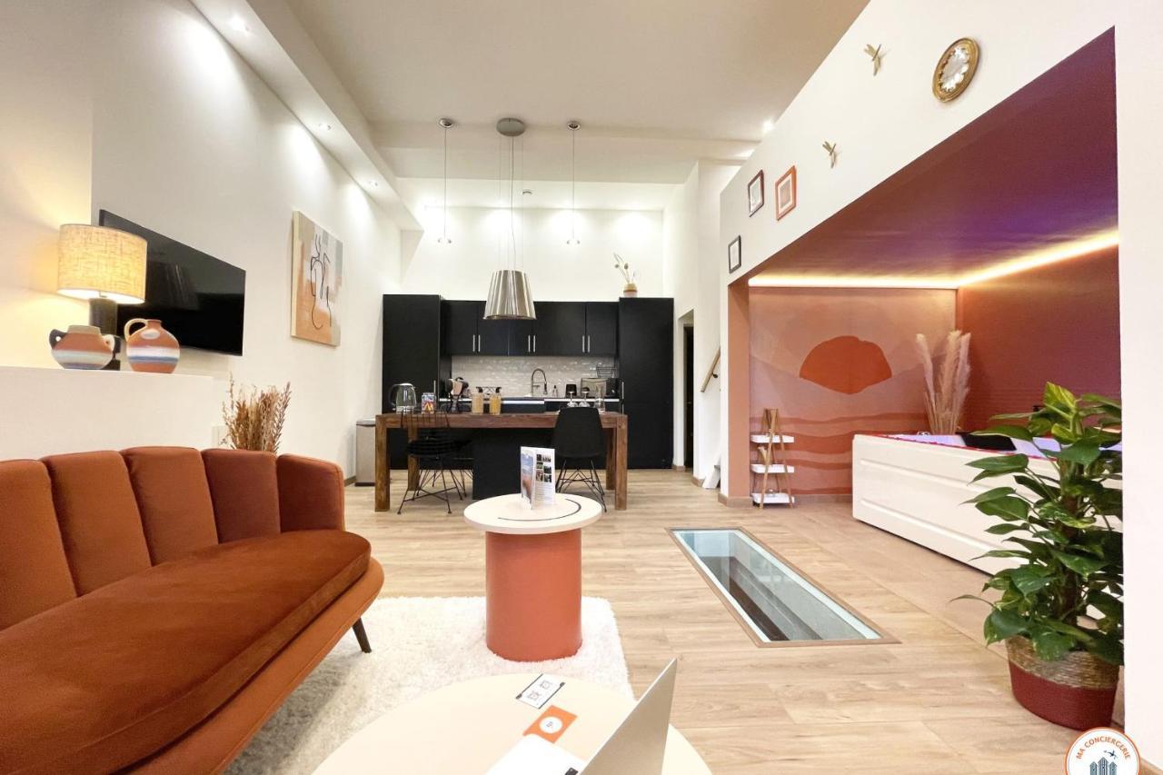 L'Orient-Express - Jacuzzi Spa - Parking - Loft Le Havre Bagian luar foto